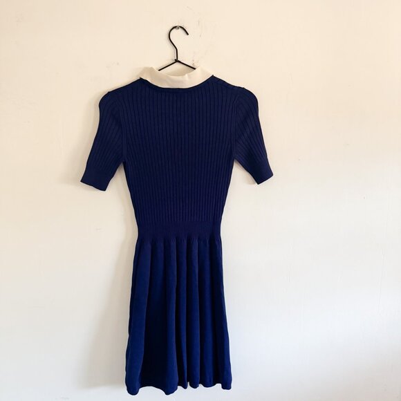 Red Valentino Blue Dragonfly Polo Dress XS - Picture 7 of 7